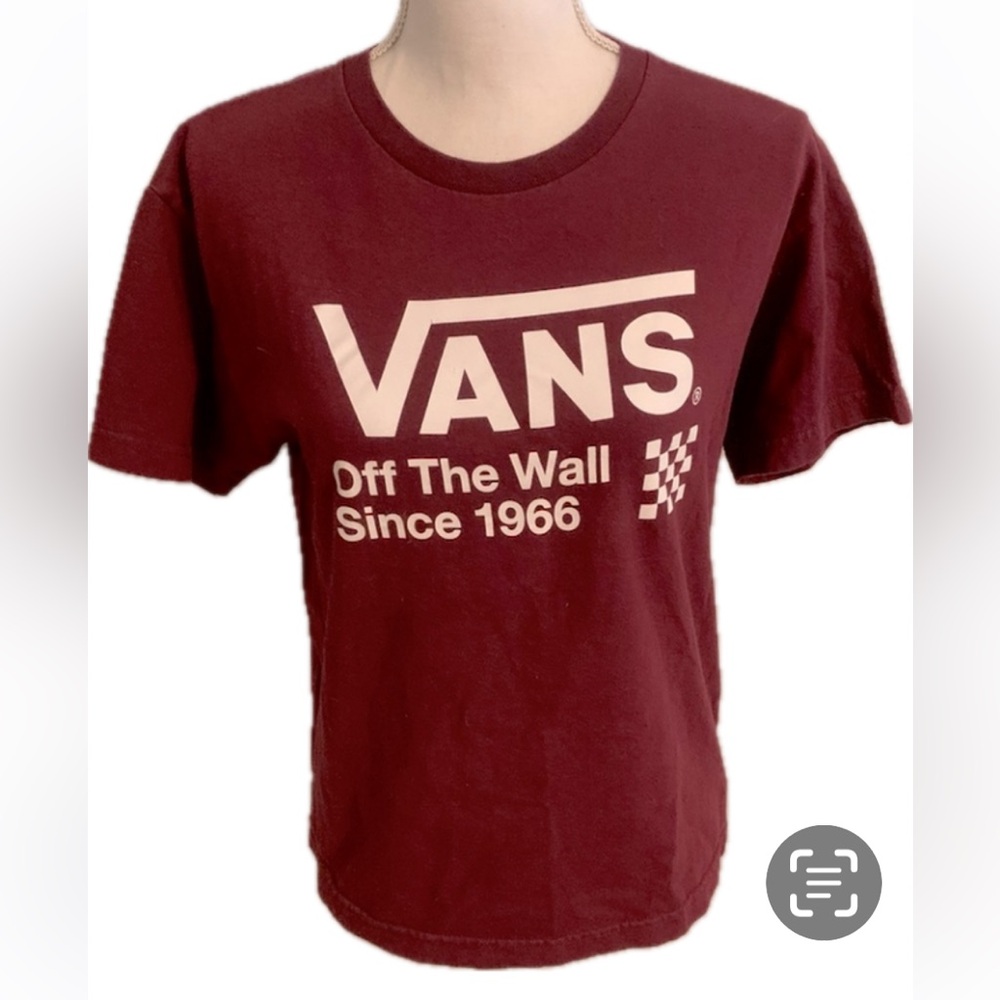 Vans off the wall checkerboard T-shirt size small